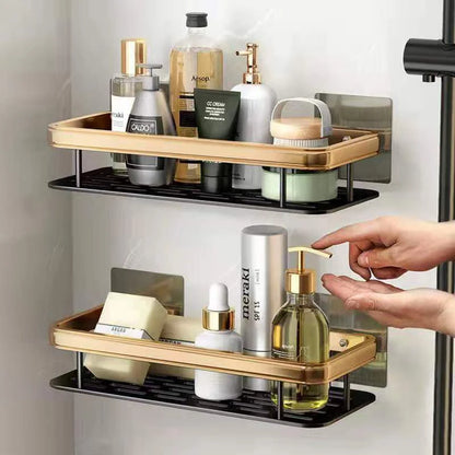 Punch-free Wall Mounted Bathroom Organizer