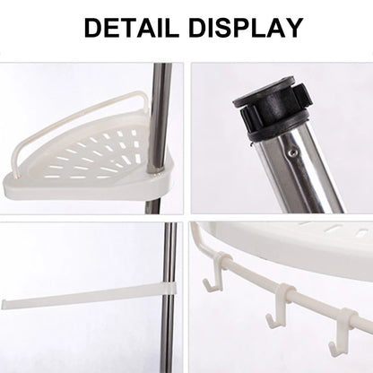 Telescopic Rod 4 Tier Corner Organizer