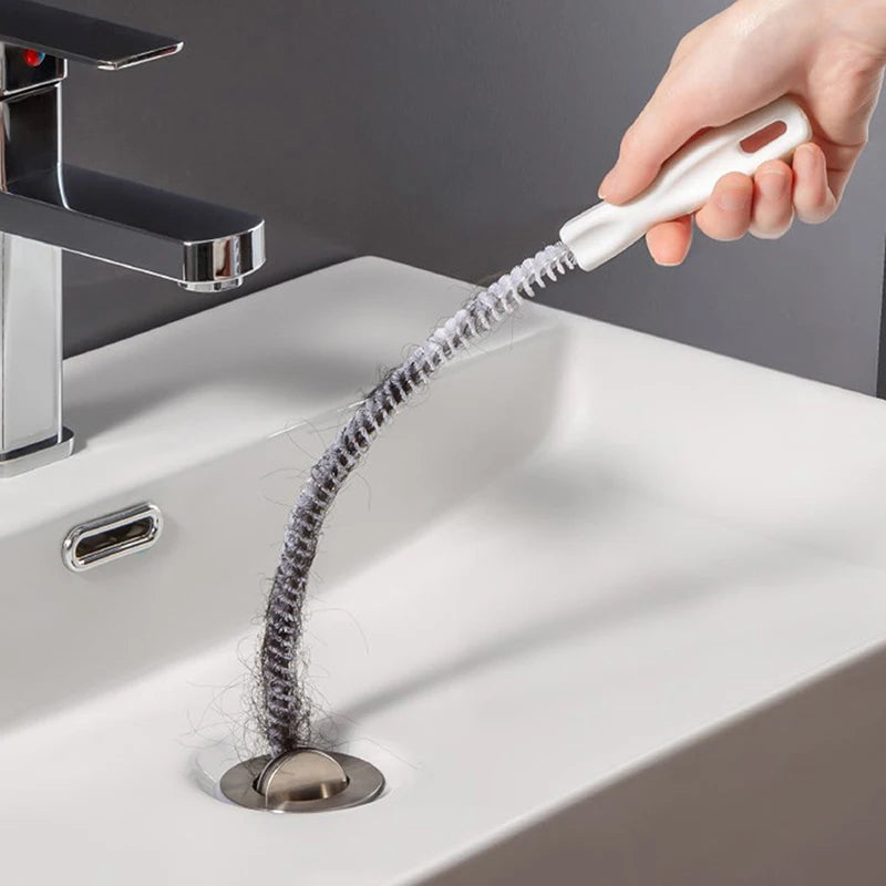 Washbasin Sink Hair Cleaning  Sewer Pipe