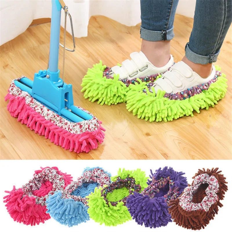 Multifunction Floor Dust Cleaning Slippers