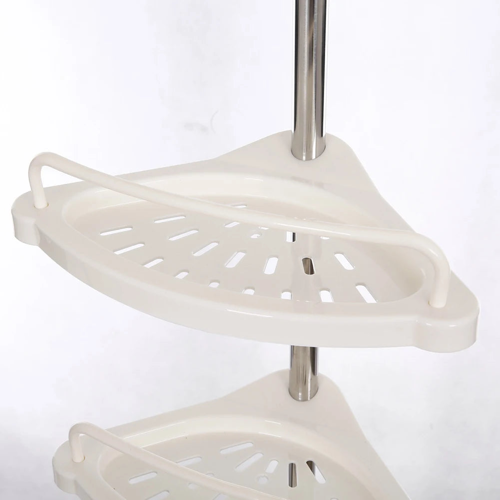 Telescopic Rod 4 Tier Corner Organizer