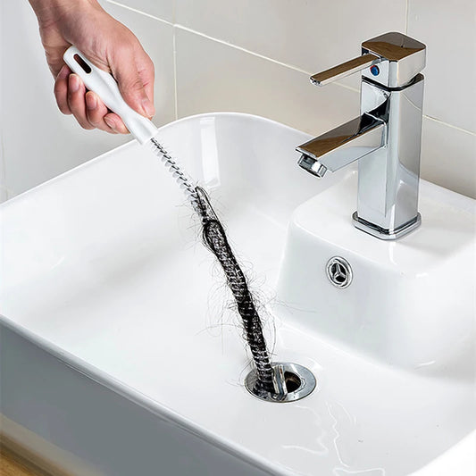 Washbasin Sink Hair Cleaning  Sewer Pipe