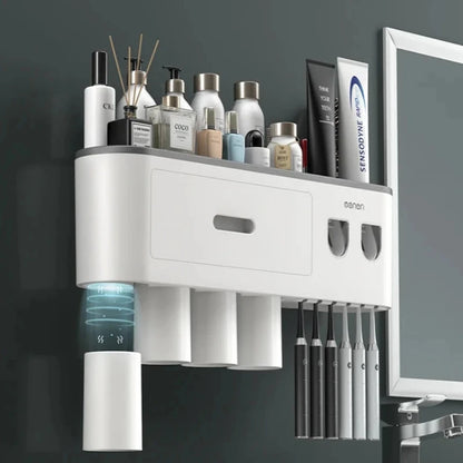 Automatic Toothpaste Squeezer Storage Rack