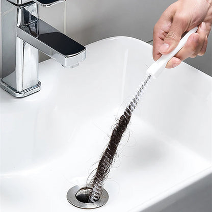 Washbasin Sink Hair Cleaning  Sewer Pipe