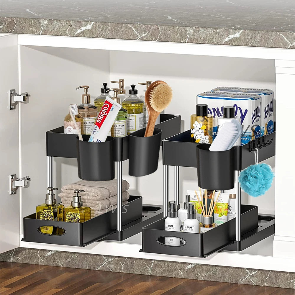 2 Tier Under Sink Organizer