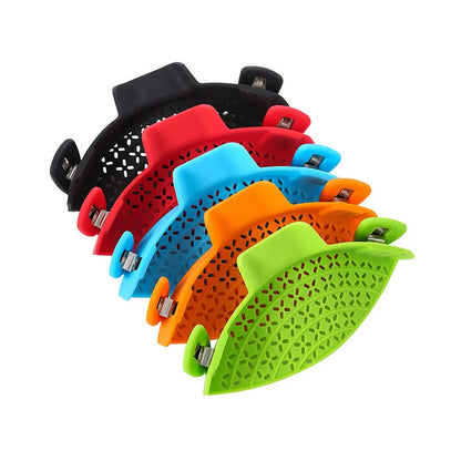 Universal Silicone Clip-on Pan Pot Strainer