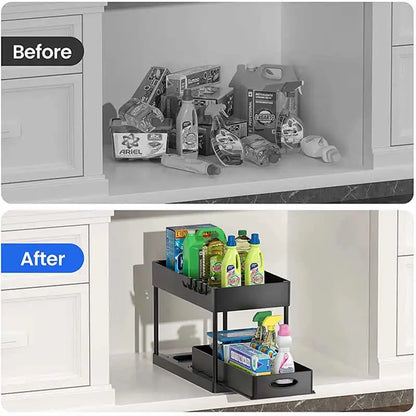 2 Tier Under Sink Organizer